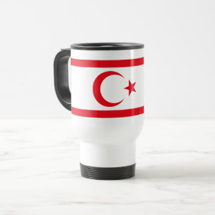 Mug De Voyage Drapeau de Chypre du Nord