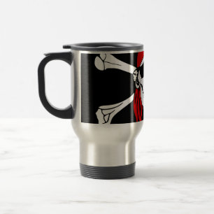 Mug De Voyage Drapeau de crâne de pirate