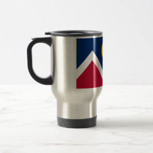 Mug De Voyage Drapeau de Denver, Colorado