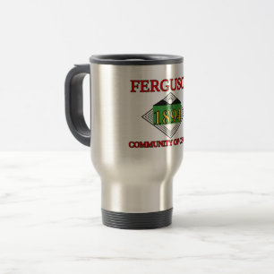 Mug De Voyage Drapeau de Ferguson, Missouri