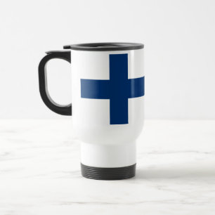 Mug De Voyage Drapeau de la Finlande