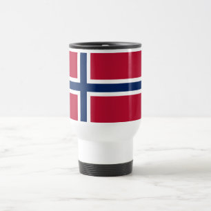 Mug De Voyage Drapeau de la Norvège