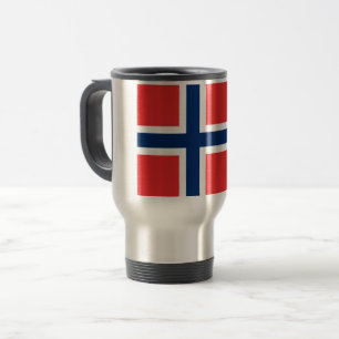 Mug De Voyage Drapeau de la Norvège