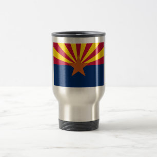 Mug De Voyage Drapeau de l'Arizona : Soleil couchant de l'étoile