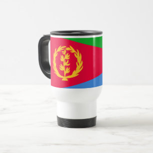 Mug De Voyage Drapeau de l'Érythrée