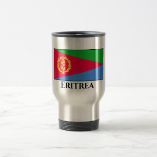 Mug De Voyage Drapeau de l'Érythrée