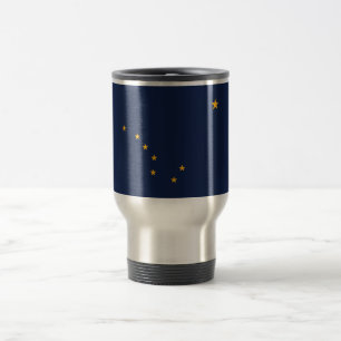 Mug De Voyage Drapeau de l'État d'Alaska