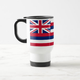 Mug De Voyage Drapeau de l'État d'Hawaii