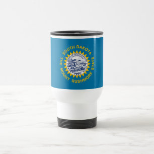 Mug De Voyage Drapeau de l'État du Dakota du Sud