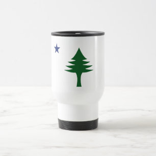 Mug De Voyage Drapeau de l'État du Maine 1901 avec pin et étoile