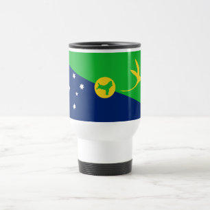 Mug De Voyage Drapeau de l'île Christmas