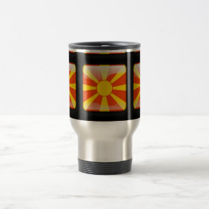 Mug De Voyage Drapeau de Macédoine