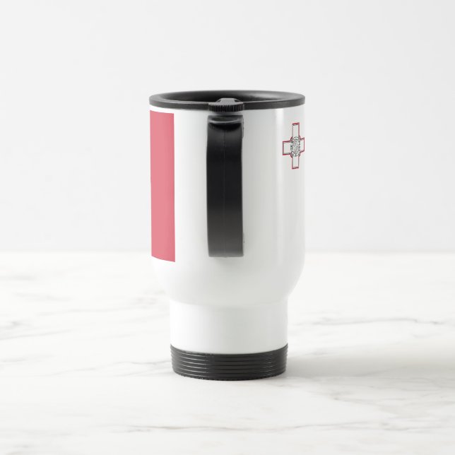 Mug De Voyage Drapeau de Malte (Poignée)
