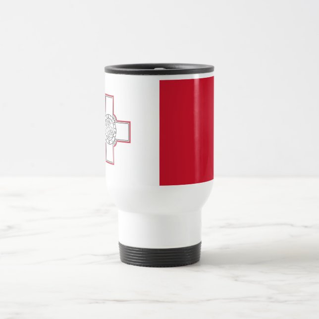 Mug De Voyage Drapeau de Malte (Centre)