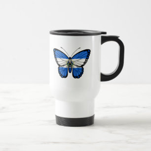 Mug De Voyage Drapeau de papillon du Salvador