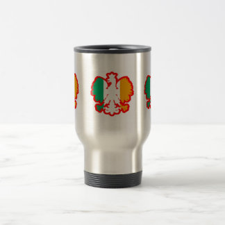 MUG DE VOYAGE DRAPEAU DE POLISH/IRISH