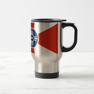 Mug De Voyage Drapeau des TIC Wichita Kansas