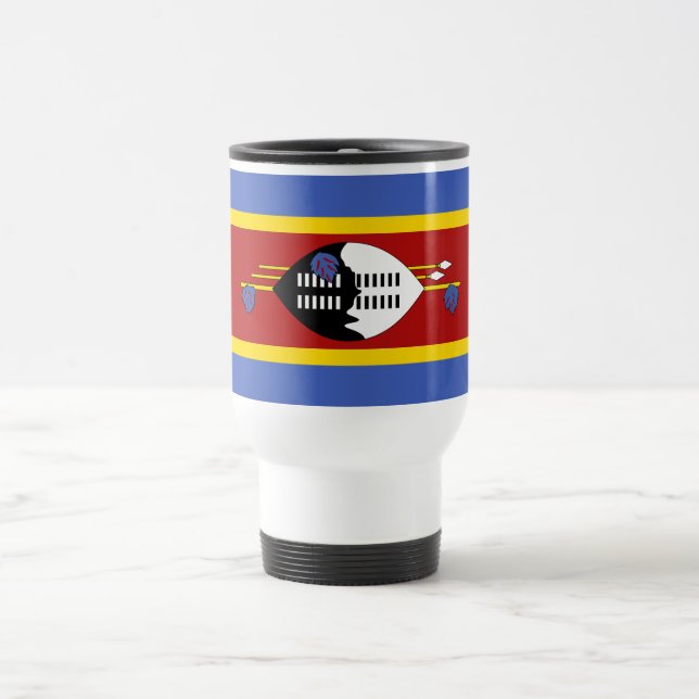 Mug De Voyage Drapeau d'Eswatini (Centre)