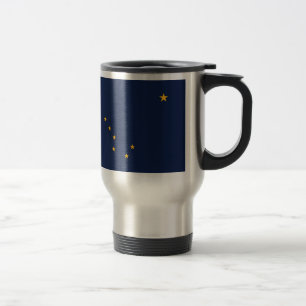 Mug De Voyage Drapeau d'état de l'Alaska