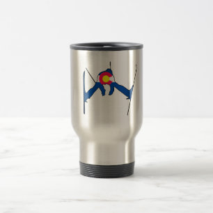 Mug De Voyage Drapeau du Colorado voyage muet