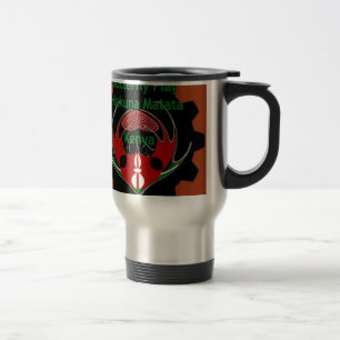 Mug De Voyage Drapeau du Kenya - Hakuna Matata Patriotic
