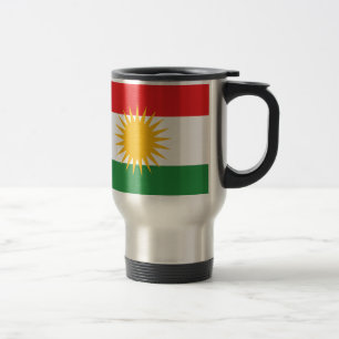 Mug De Voyage Drapeau du Kurdistan (le Kurdistan ou l'Alaya