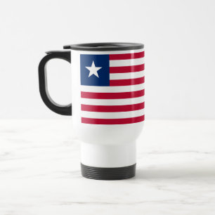 Mug De Voyage Drapeau du Liberia