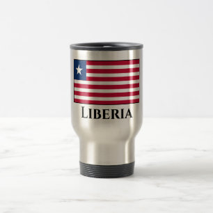 Mug De Voyage Drapeau du Libéria
