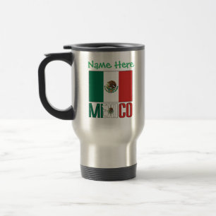 Mug De Voyage Drapeau du Mexique Personnalisé