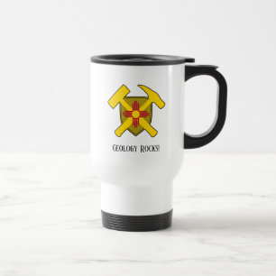 Mug De Voyage Drapeau du Nouveau-Mexique "Geology Rocks" marteau