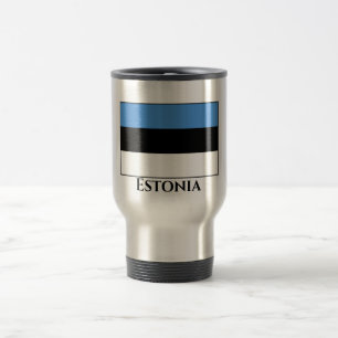 Mug De Voyage Drapeau estonien