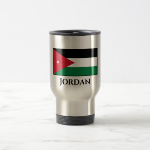 Mug De Voyage Drapeau Jordanie
