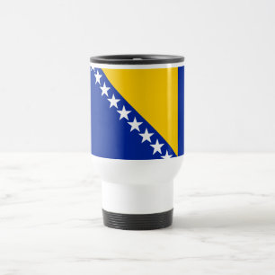 Mug De Voyage Drapeau patriotique de Bosnie-Herzégovine