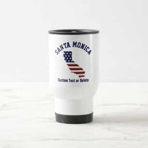 Mug De Voyage Drapeau patriotique   de la carte   Etats-Unis de