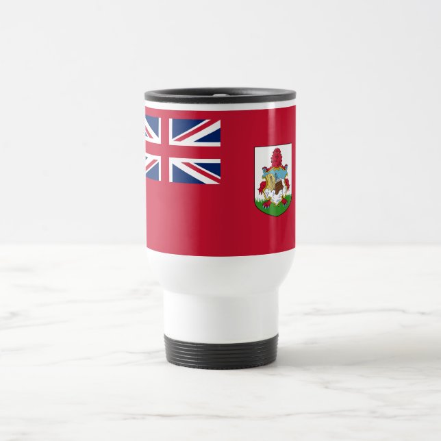 Mug De Voyage Drapeau patriotique des Bermudes (Centre)