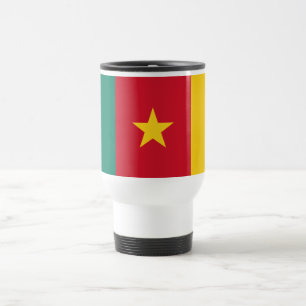 Mug De Voyage Drapeau patriotique du Cameroun