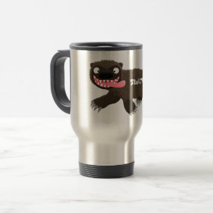 Mug De Voyage Drôle animal avide de carcajou