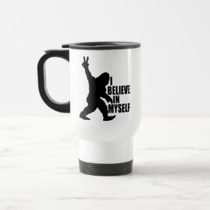 Mug De Voyage Drôle Bigfoot - Je crois en moi-même