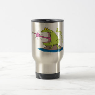 Mug De Voyage Drôle dessin animé de grenouille et mouche