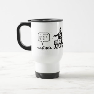 Mug De Voyage Drôle est ce gluten libèrent la bande dessinée