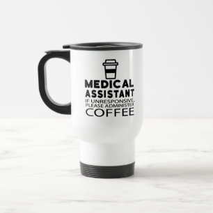 Mug De Voyage Drôle Médicale assistant café Lover CMA