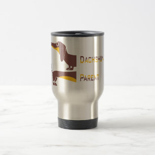 Mug De Voyage Drôle mignon dachshund pour parent chien long