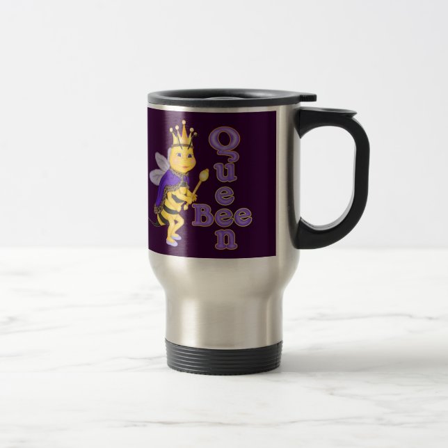Mug De Voyage Drôle Queen Bee (Droit)