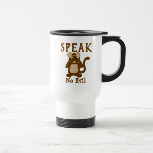 Mug De Voyage Drôle singe ne parle pas mal