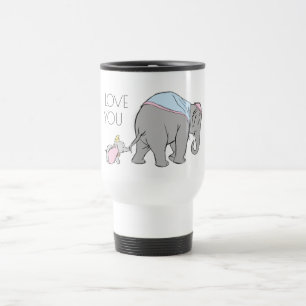 Mug De Voyage Dumbo suit sa mère de près
