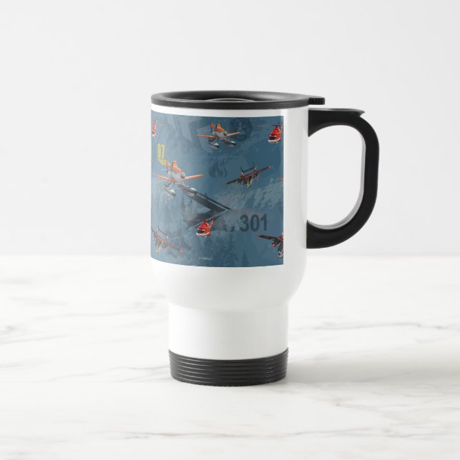 Mug De Voyage Dusty, Blade Ranger Et Motif Cabbie (Droite)