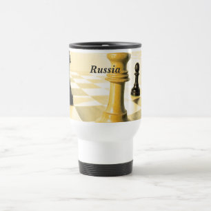 Mug De Voyage Échecs de la Russie