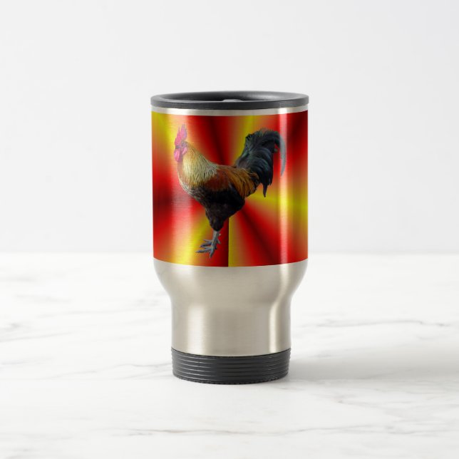 Mug De Voyage Éclair de coq (Centre)