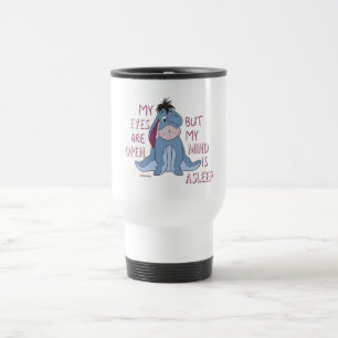 Mug De Voyage Eeyore  Mon esprit est endormi Citation