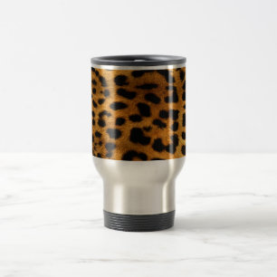 Mug De Voyage effet de peau frais de léopard